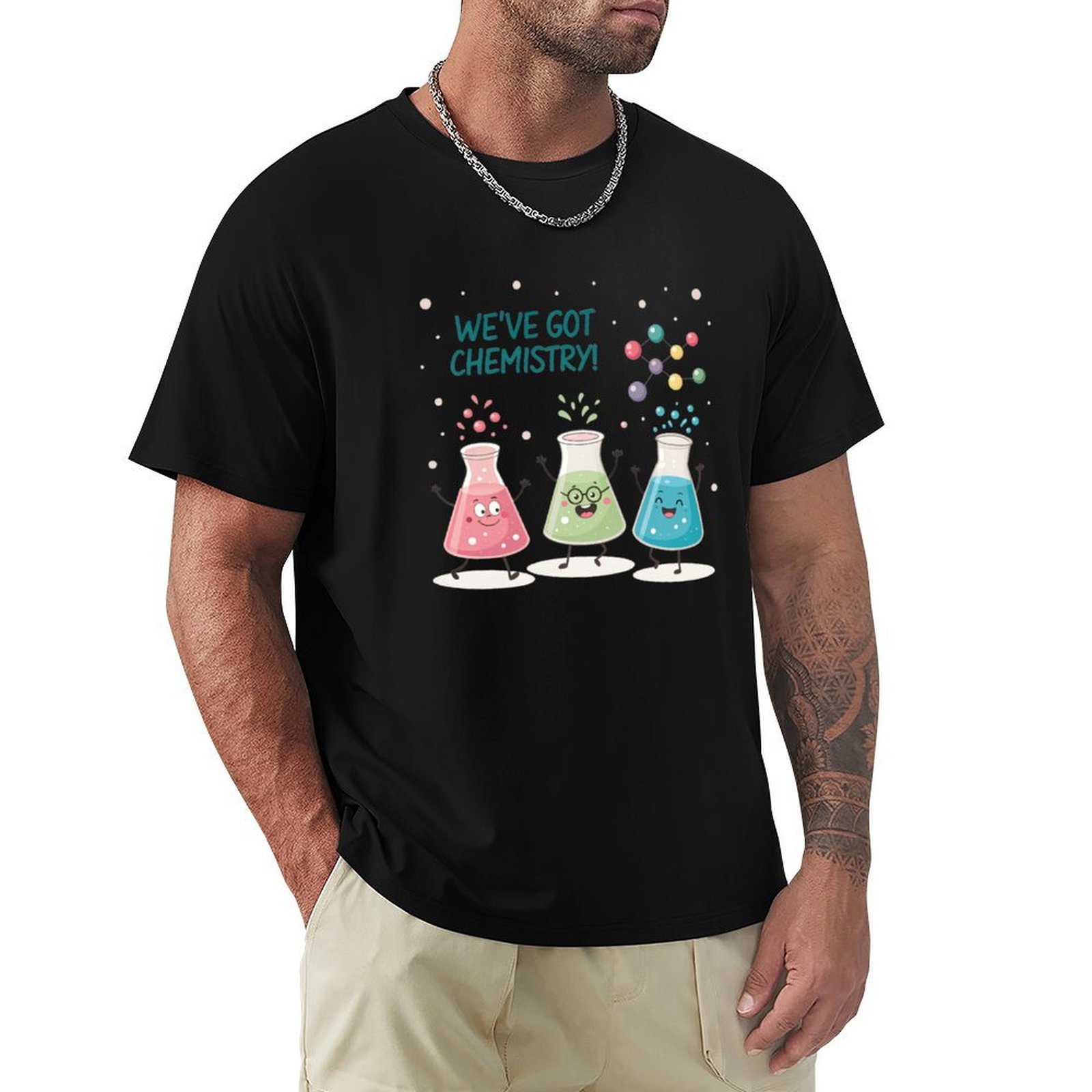 Science Buddy - Science Beaker Buddies T-Shirt Modern Style