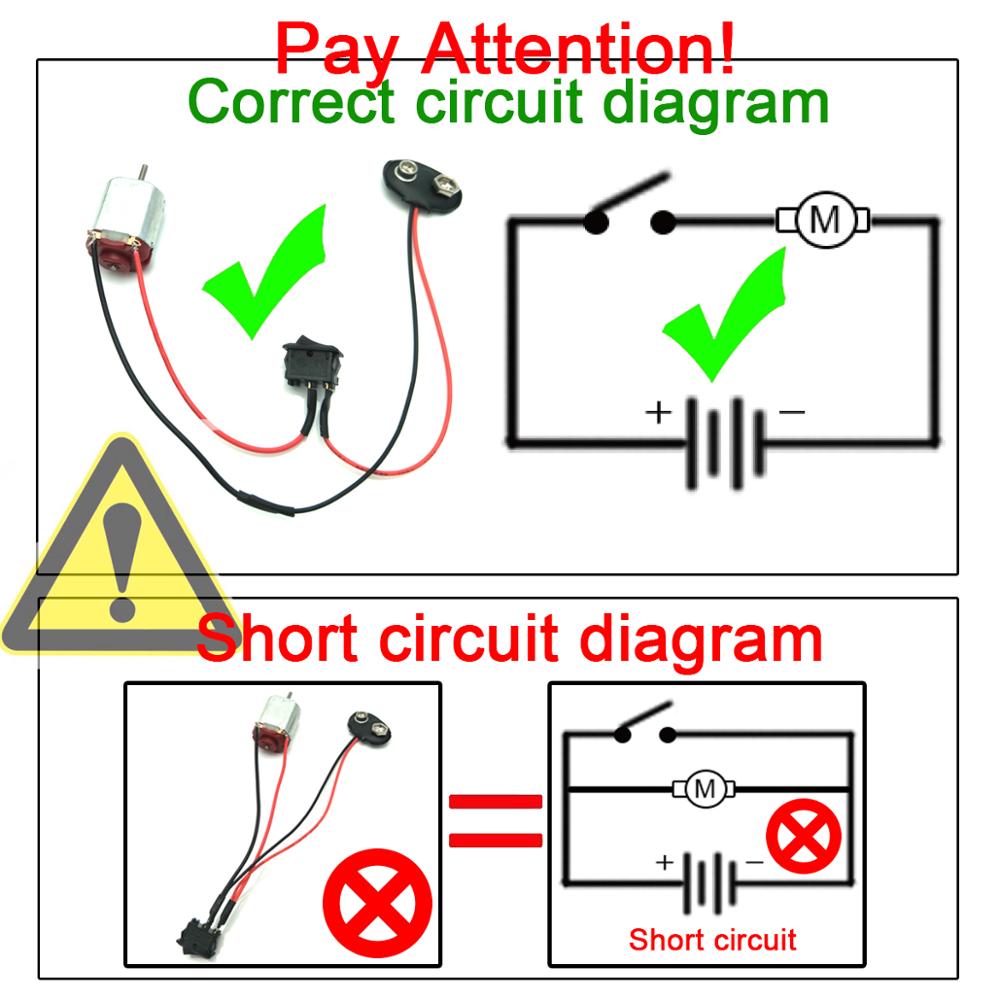 6 Set Motors Kit, Mini Electri - Science Hobby Kit ulasan dan harga