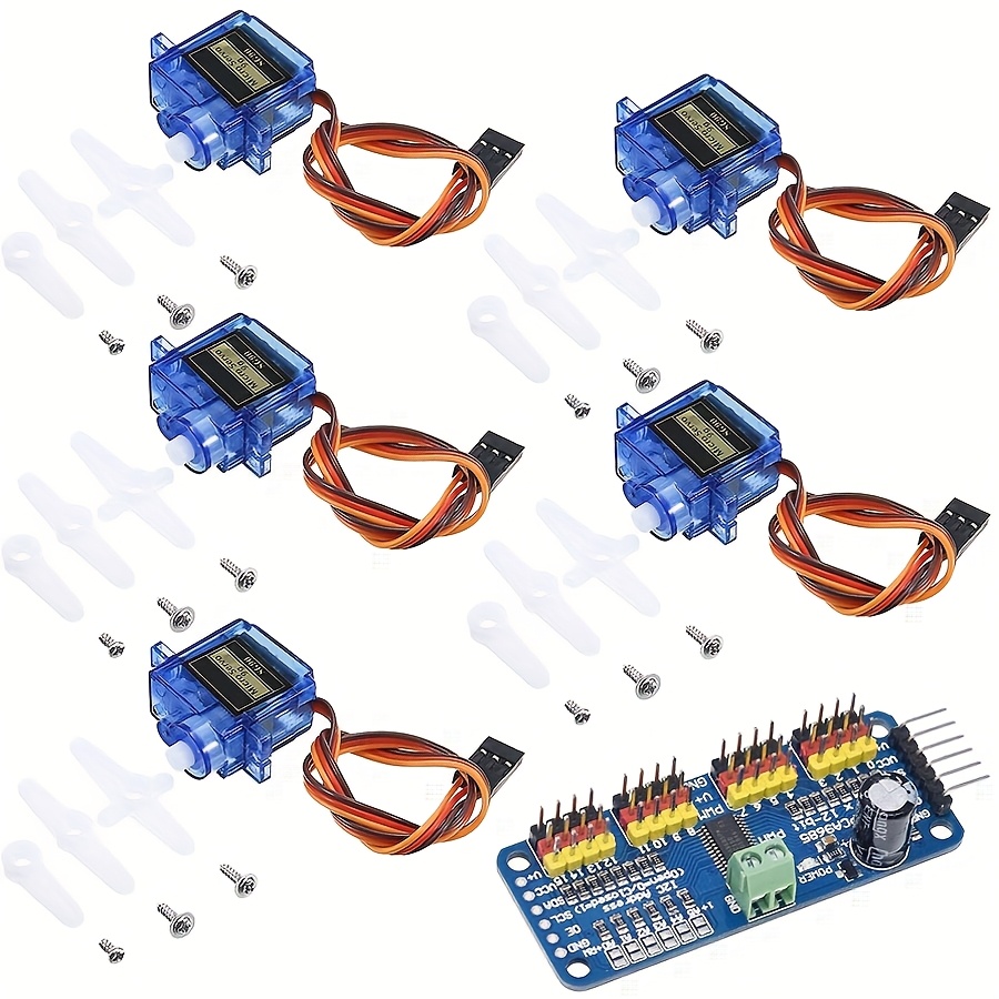 5pcs SG90 9G Servo Motors + 16 - Robot Arm Motor ulasan dan harga