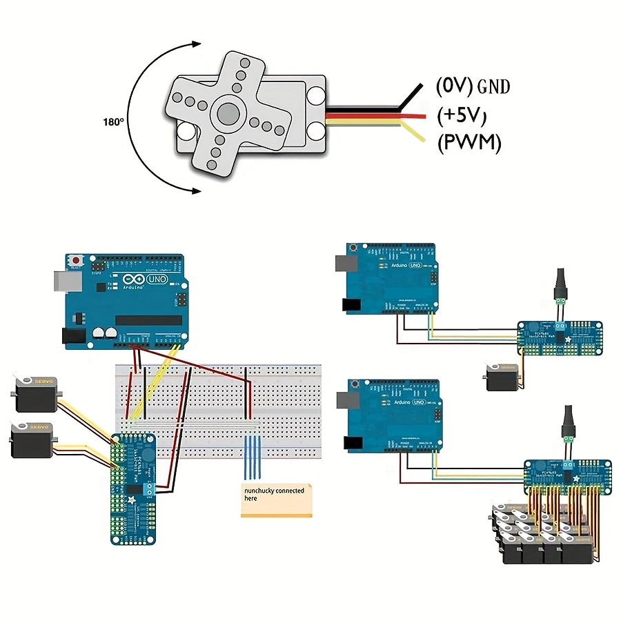 5pcs SG90 9G Servo Motors + 16 - Robot Arm Motor ulasan dan harga