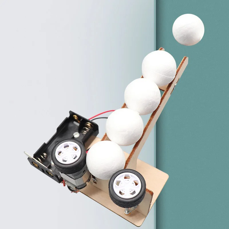 Electric Ball Pitching Machine - Science Diy Model ulasan dan harga