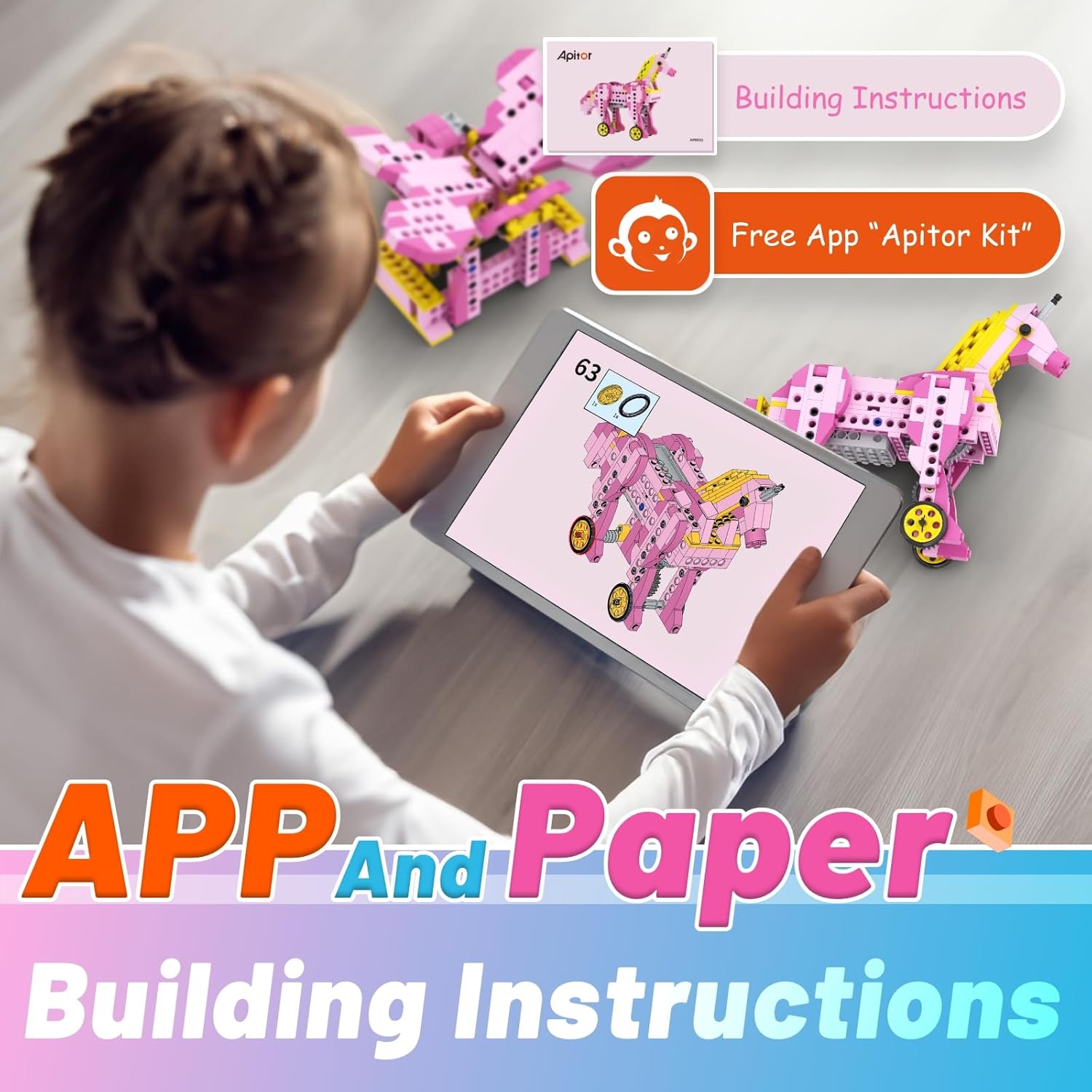 Apitor STEM Toys for Girls Gif - Science Robotics ulasan dan harga