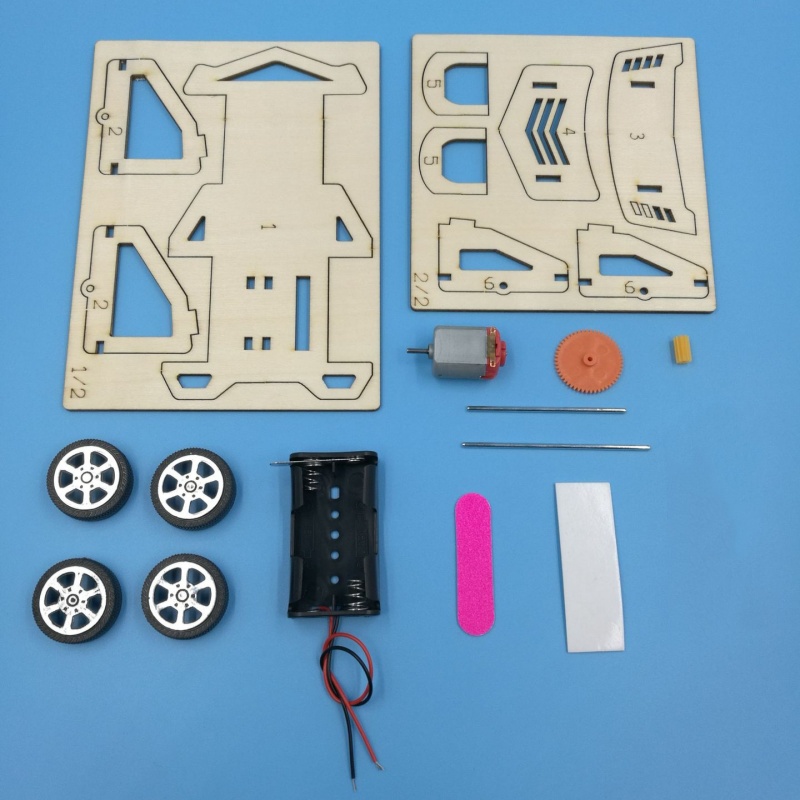 DIY Assembly Racing Car Small  - Science Hobby Kit ulasan dan harga