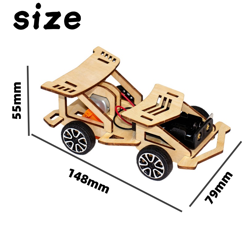 DIY Assembly Racing Car Small  - Science Hobby Kit ulasan dan harga