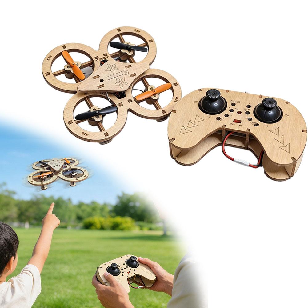 DIY Wooden RC Drone Quadcopter - Science Diy Model ulasan dan harga