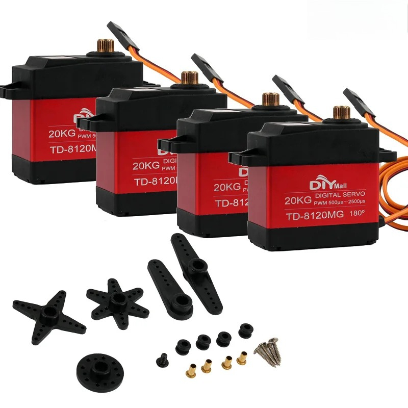 20KG TD-8120MG Large Torque St - Robot Arm Motor ulasan dan harga