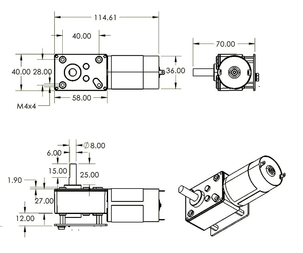 ASMC-LQ ASME-SQ 60/70/120KG Wo - Robot Arm Motor ulasan dan harga