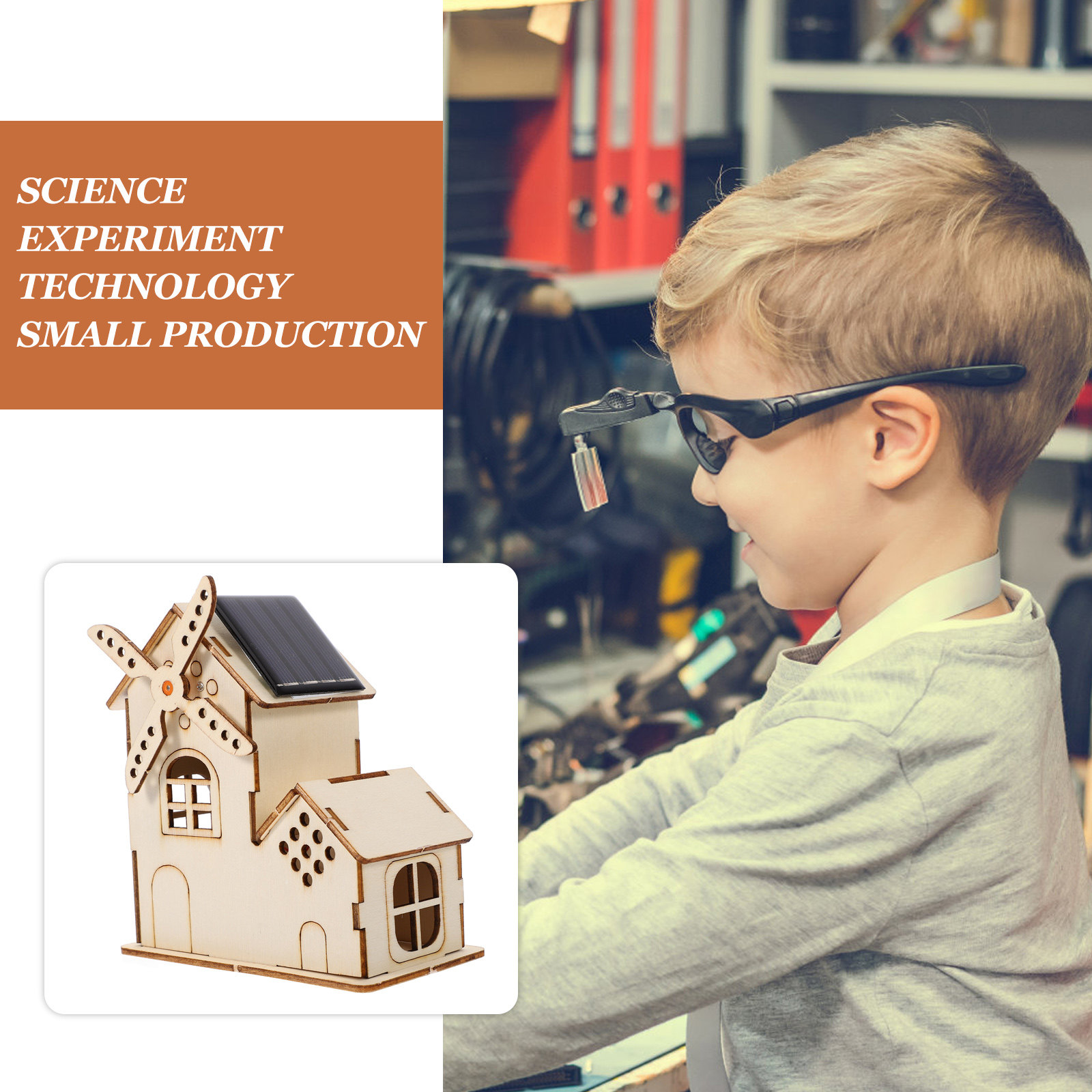 1Set Solar Windmill Assembly S - Science Project ulasan dan harga