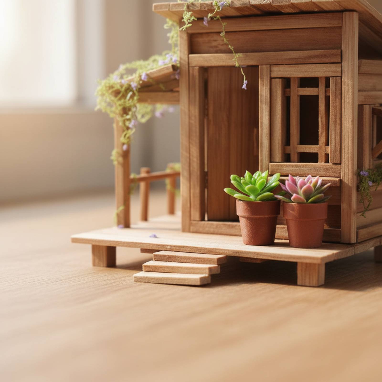 DIY Bamboo House Kit Relaxing  - Science Hobby Kit ulasan dan harga