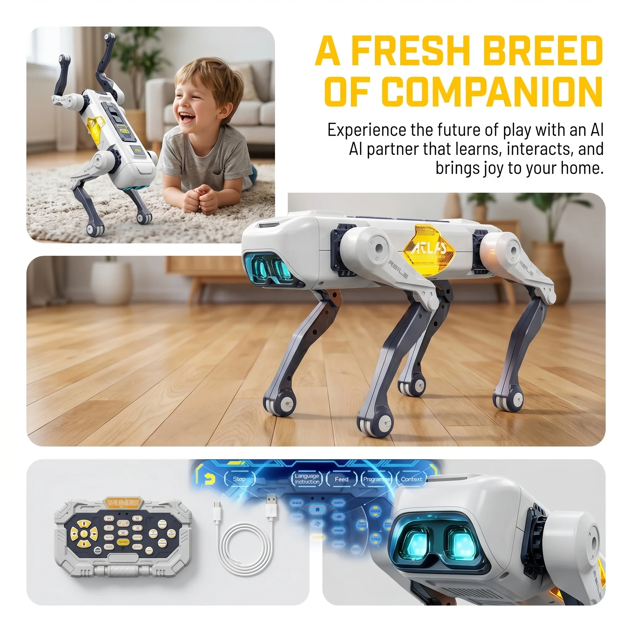 AI Smart Robot Dog, Voice & AP - Science Robotics ulasan dan harga